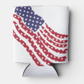 Rafraîchisseur Pour Canette Drapeau bleu rouge (Devant)