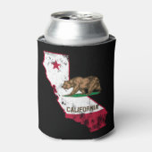 Rafraîchisseur Pour Canette Drapeau californien Patriotique (Can devant)