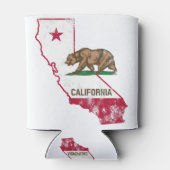 Rafraîchisseur Pour Canette Drapeau californien Patriotique (Dos)