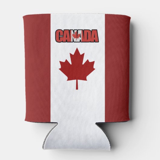 Rafraîchisseur Pour Canette Drapeau canadien (Dos)