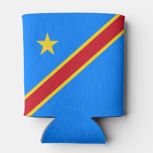 Rafraîchisseur Pour Canette Drapeau Congo Kinshasa (Dos)