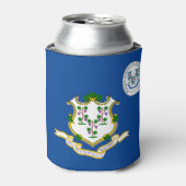 Rafraîchisseur Pour Canette Drapeau Connecticut (Can devant)