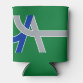 Rafraîchisseur Pour Canette Drapeau d'Albany, Oregon (Devant)