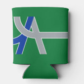 Rafraîchisseur Pour Canette Drapeau d'Albany, Oregon (Dos)