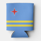 Rafraîchisseur Pour Canette Drapeau d'Aruba (Devant)