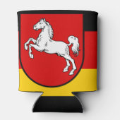 Rafraîchisseur Pour Canette Drapeau de Basse-Saxe peut refroidir (Dos)