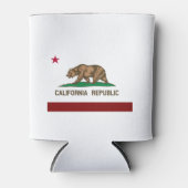 Rafraîchisseur Pour Canette Drapeau de Californie (Devant)