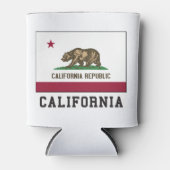 Rafraîchisseur Pour Canette Drapeau de Californie (Devant)