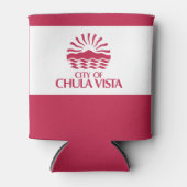 Rafraîchisseur Pour Canette Drapeau de Chula Vista, Californie (Devant)