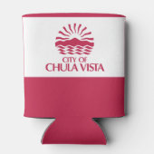 Rafraîchisseur Pour Canette Drapeau de Chula Vista, Californie (Dos)