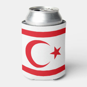Rafraîchisseur Pour Canette Drapeau de Chypre du Nord