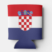 Rafraîchisseur Pour Canette Drapeau de Croatie (Dos)