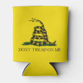 Rafraîchisseur Pour Canette Drapeau de crotale de Gadsden : Guerre révolutionn (Devant)