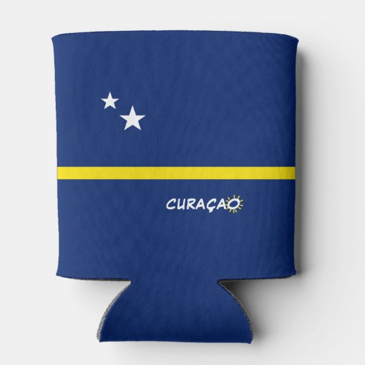 Rafraîchisseur Pour Canette Drapeau de Curaçao (Dos)