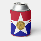 Rafraîchisseur Pour Canette Drapeau de Dallas, Texas Can Cooler (Can Dos)