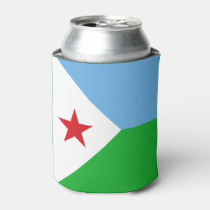 Rafraîchisseur Pour Canette Drapeau de Djibouti