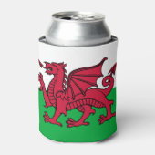 Rafraîchisseur Pour Canette Drapeau de dragon au Pays de Galles, Drapeau natio (Can devant)