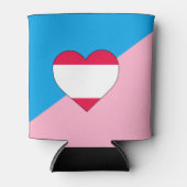 Rafraîchisseur Pour Canette Drapeau de fierté de jeu d'âge (Devant)