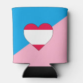 Rafraîchisseur Pour Canette Drapeau de fierté de jeu d'âge (Dos)