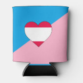 Rafraîchisseur Pour Canette Drapeau de fierté de jeu d'âge (Devant)