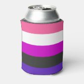 Rafraîchisseur Pour Canette Drapeau de fierté genderfluid (Can Dos)