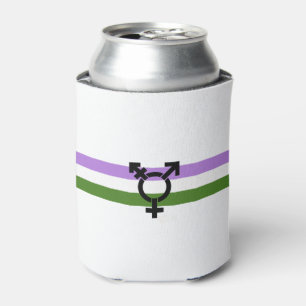 Rafraîchisseur Pour Canette Drapeau de fierté genderqueer