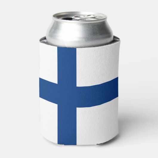 Rafraîchisseur Pour Canette Drapeau de Finlande (Can devant)