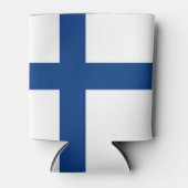 Rafraîchisseur Pour Canette Drapeau de Finlande (Devant)