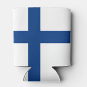 Rafraîchisseur Pour Canette Drapeau de Finlande (Dos)