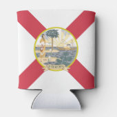Rafraîchisseur Pour Canette Drapeau de Floride : L'état de soleil des Floridie (Dos)