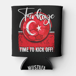 Rafraîchisseur Pour Canette Drapeau De Football Türkiye, Fan De Sport Turc