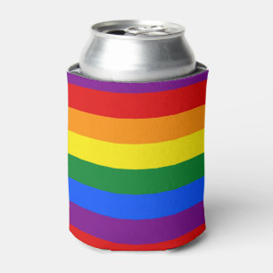 Rafraîchisseur Pour Canette Drapeau de gay pride d'arc-en-ciel