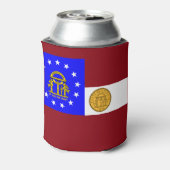 Rafraîchisseur Pour Canette Drapeau de Géorgie (Can Dos)
