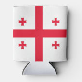 Rafraîchisseur Pour Canette Drapeau de Géorgie (Devant)