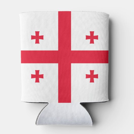 Rafraîchisseur Pour Canette Drapeau de Géorgie (Dos)