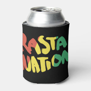 Rafraîchisseur Pour Canette drapeau de graffiti de reggae de rasta