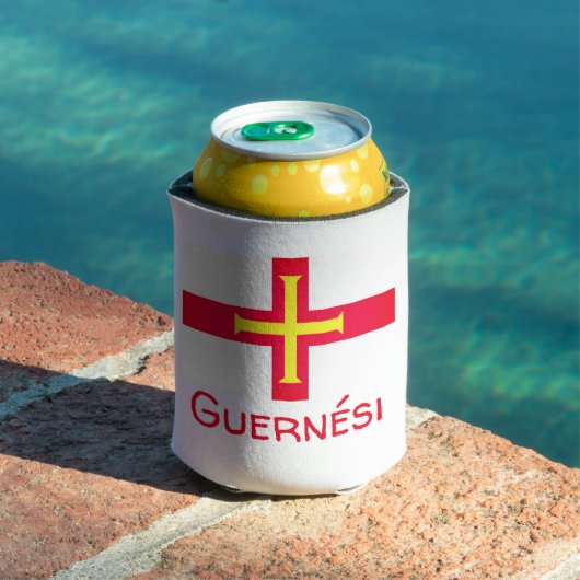 Rafraîchisseur Pour Canette Drapeau de Guernesey (Piscine in situ)