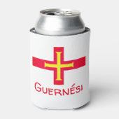Rafraîchisseur Pour Canette Drapeau de Guernesey (Can devant)