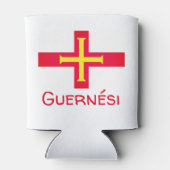 Rafraîchisseur Pour Canette Drapeau de Guernesey (Dos)