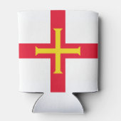Rafraîchisseur Pour Canette Drapeau de Guernesey (Dos)