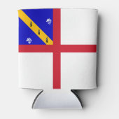 Rafraîchisseur Pour Canette Drapeau de Herm (Devant)