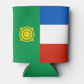Rafraîchisseur Pour Canette Drapeau de Khakassie (Devant)