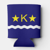 Rafraîchisseur Pour Canette Drapeau de Kinshasa, Congo Can Cooler (Dos)