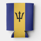 Rafraîchisseur Pour Canette Drapeau de la Barbade (Devant)