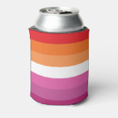 Rafraîchisseur Pour Canette Drapeau de la fierté lesbienne (Can Dos)