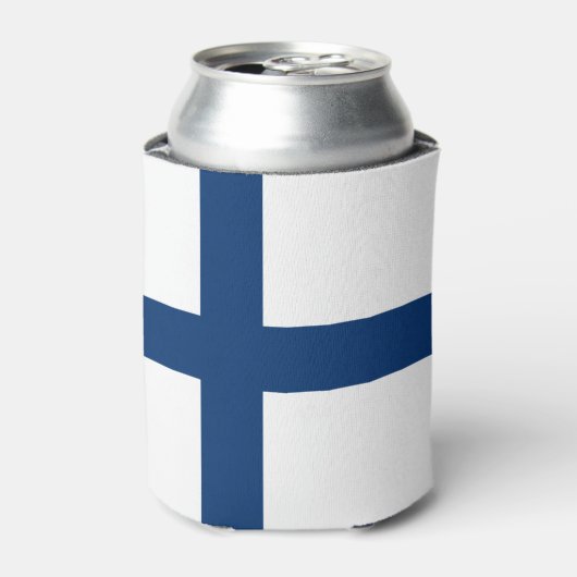 Rafraîchisseur Pour Canette Drapeau de la Finlande (Can devant)