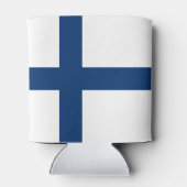 Rafraîchisseur Pour Canette Drapeau de la Finlande (Dos)