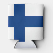 Rafraîchisseur Pour Canette Drapeau de la Finlande (Devant)