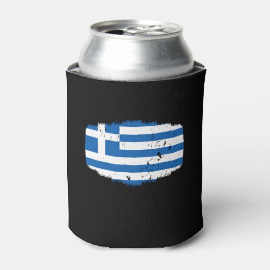 Rafraîchisseur Pour Canette Drapeau de la Grèce (Can devant)
