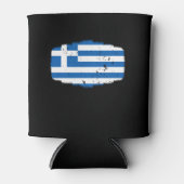 Rafraîchisseur Pour Canette Drapeau de la Grèce (Devant)